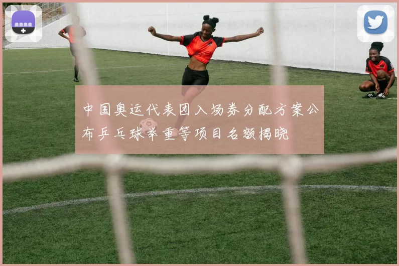 中国奥运代表团入场券分配方案公布乒乓球举重等项目名额揭晓