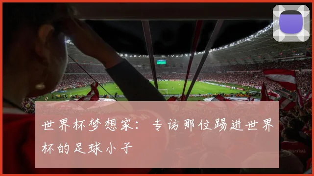 世界杯梦想家：专访那位踢进世界杯的足球小子