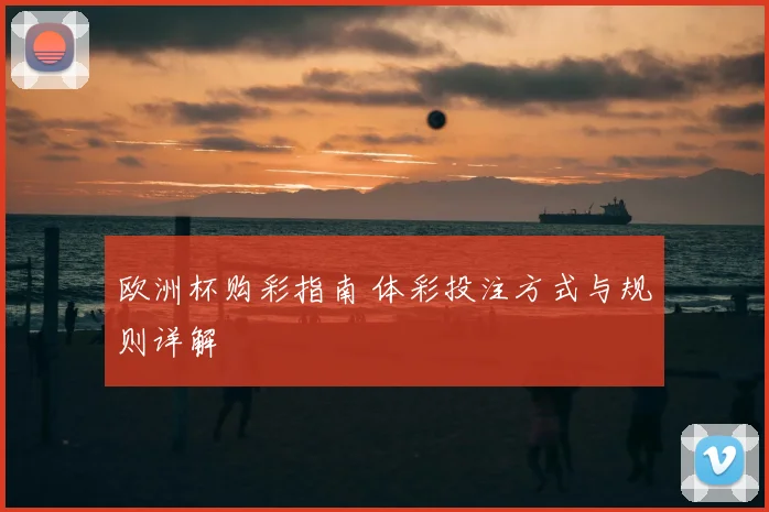 欧洲杯购彩指南 体彩投注方式与规则详解